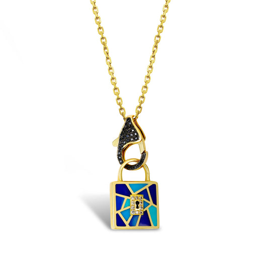 Mosaic Lock Necklace (size 1)