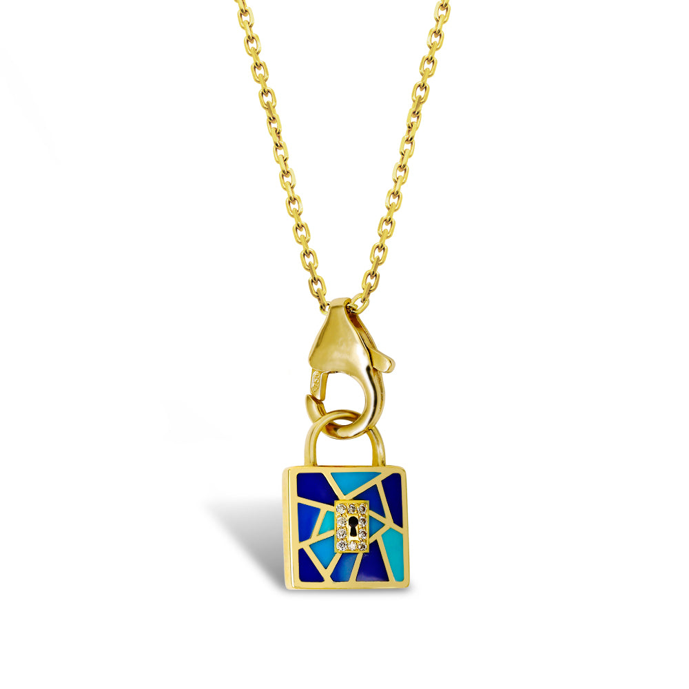 Mosaic Lock Necklace (size 1)