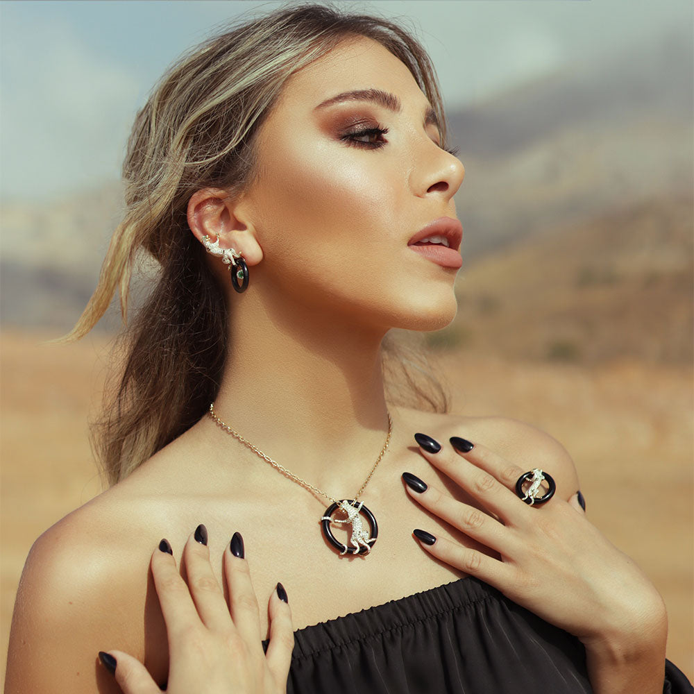 Panther Earrings